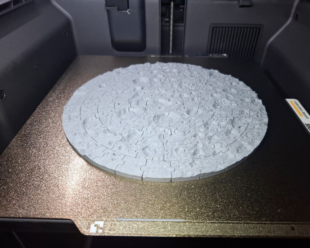 Moon Surface Jigsaw Puzzle