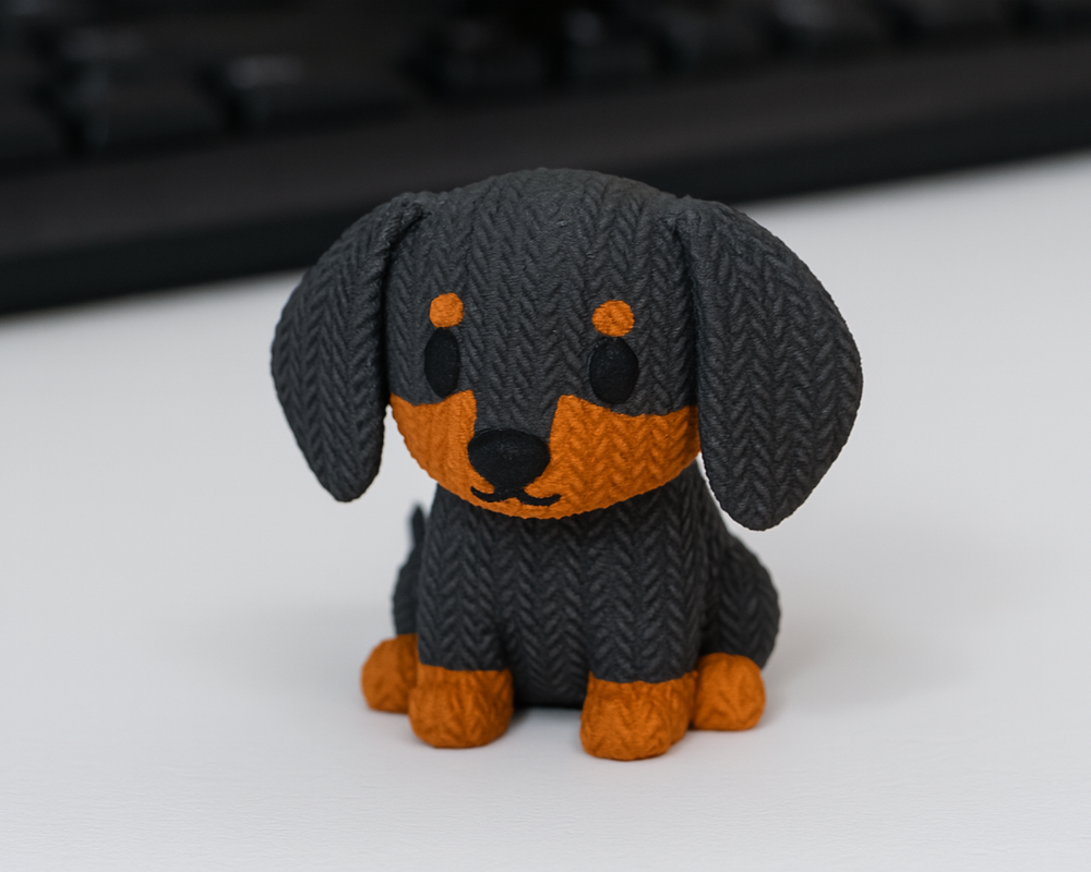 Knitted Dachshund