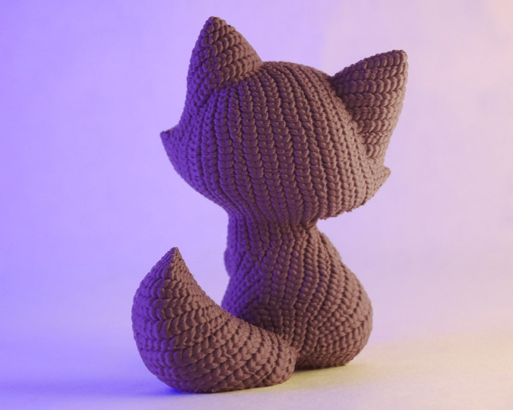 Knitted Cute Fox