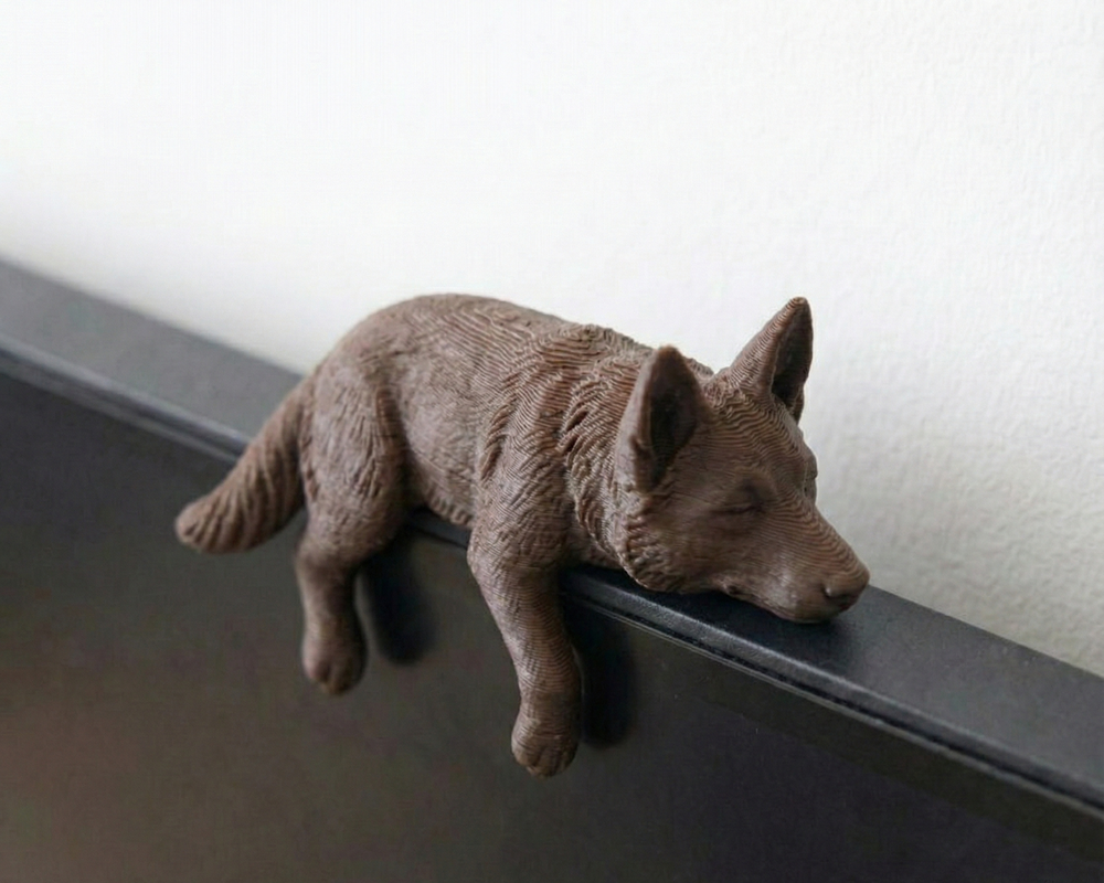Sleepy German Shepherd Monitor