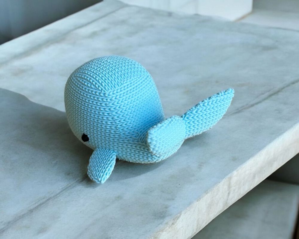 Cute Knitted Whale