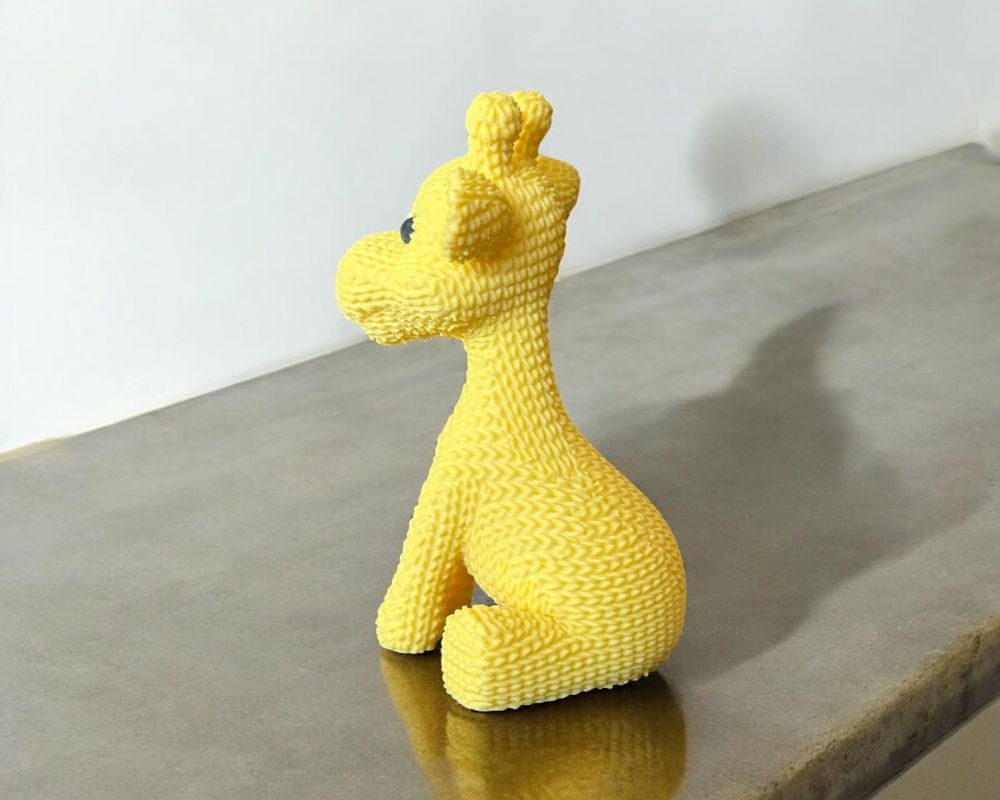 Cute Knitted Giraffe