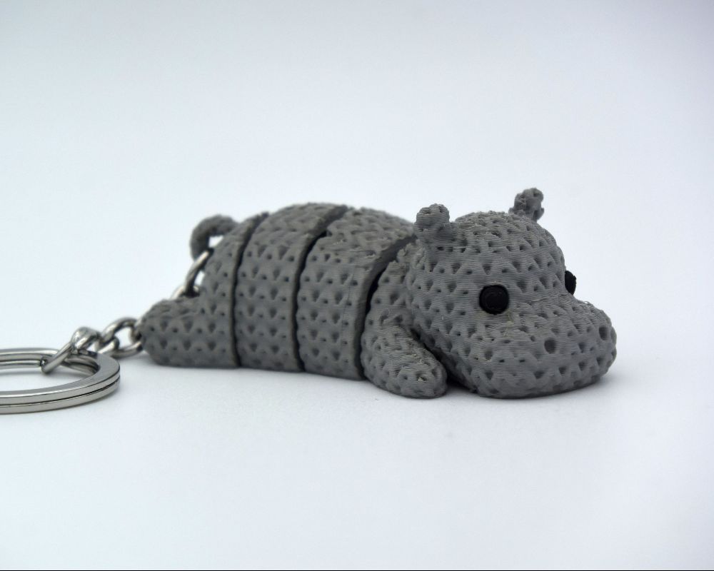 Knitted Articulated Hippo