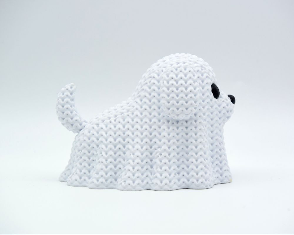Knitted Halloween Dog Ghost
