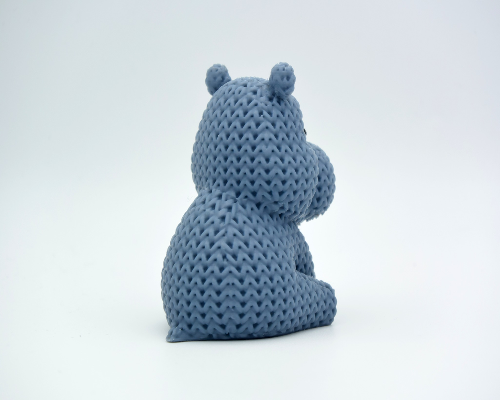 Knitted Hippo