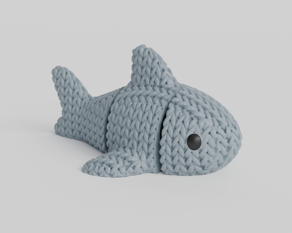 Knitted Articulated Shark