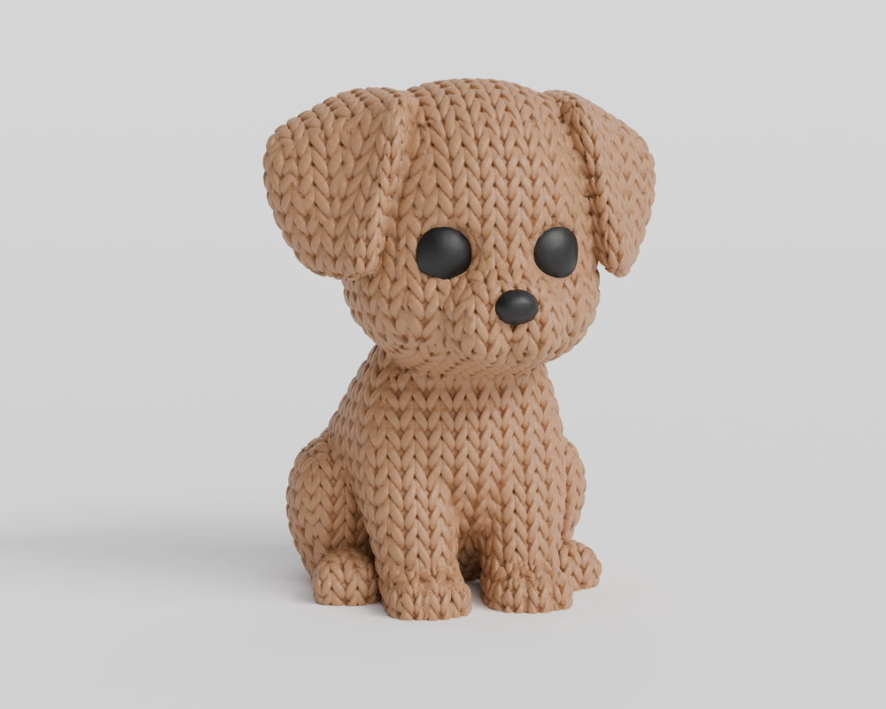 Knitted Dog