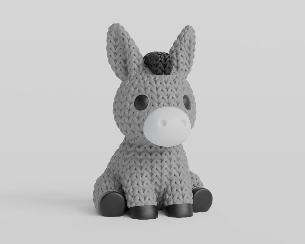 Knitted Donkey