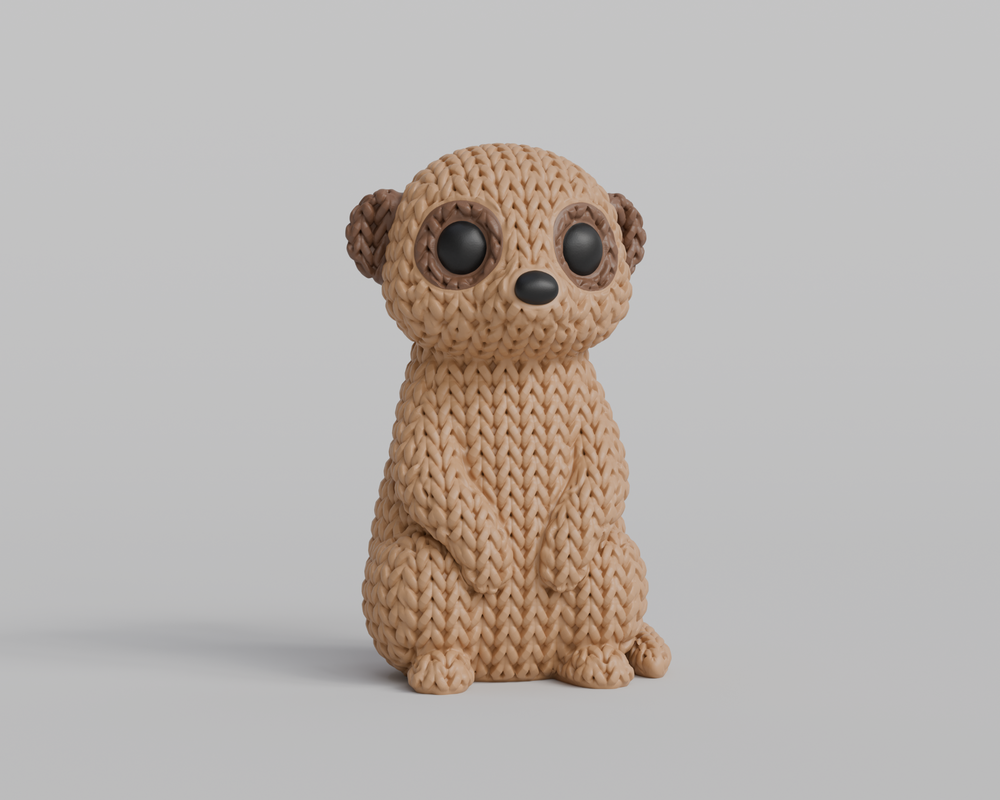 Knitted Meerkat