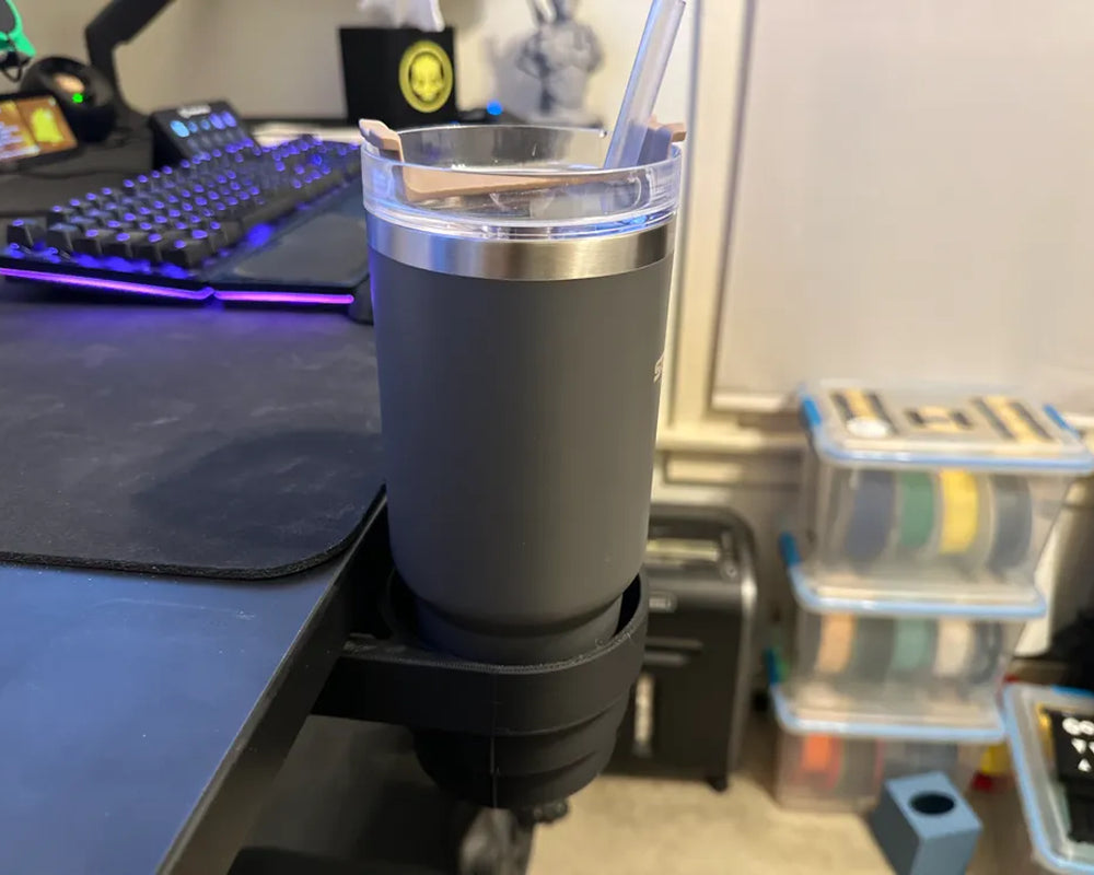Retractable Desk cupholder