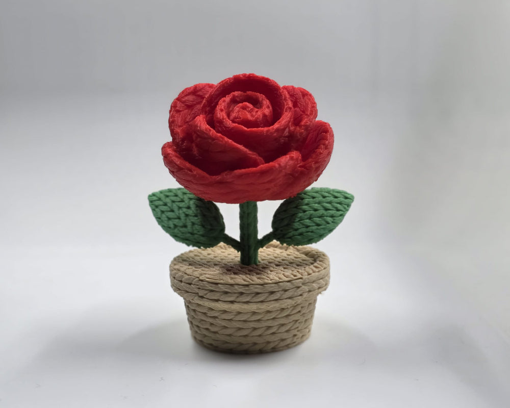 Knitted Rose