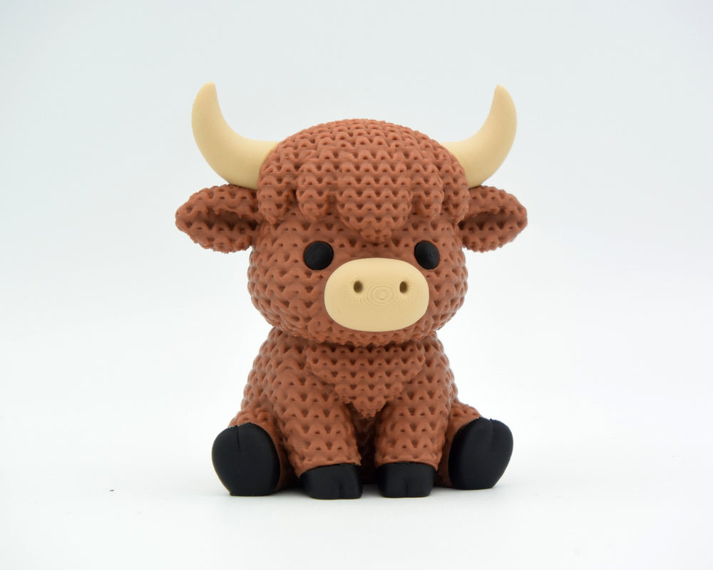 Knitted Highland Cow