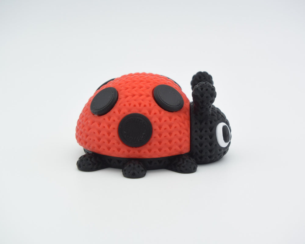 Knitted Ladybug