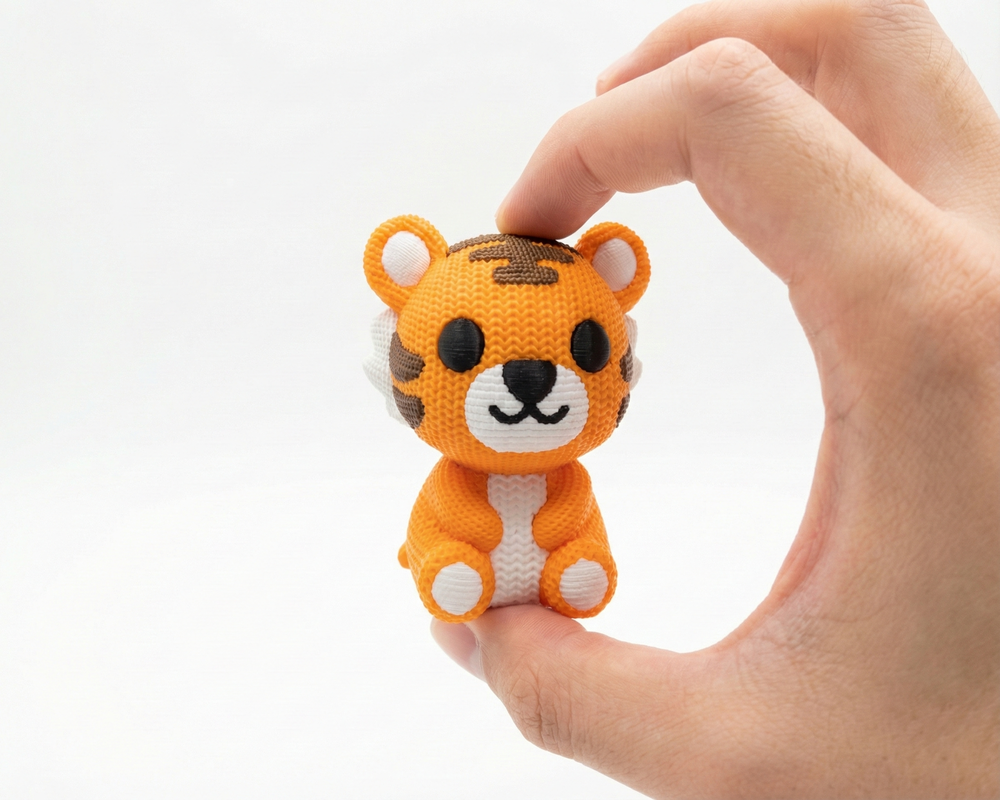 Knitted Tiger