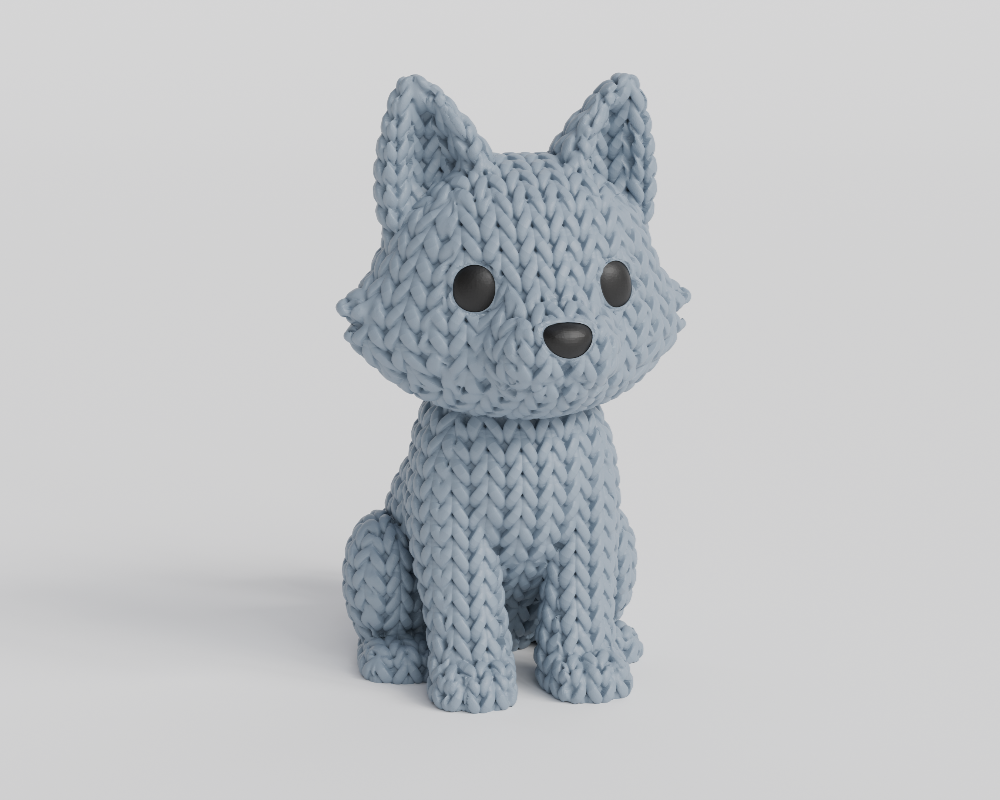 Knitted Wolf