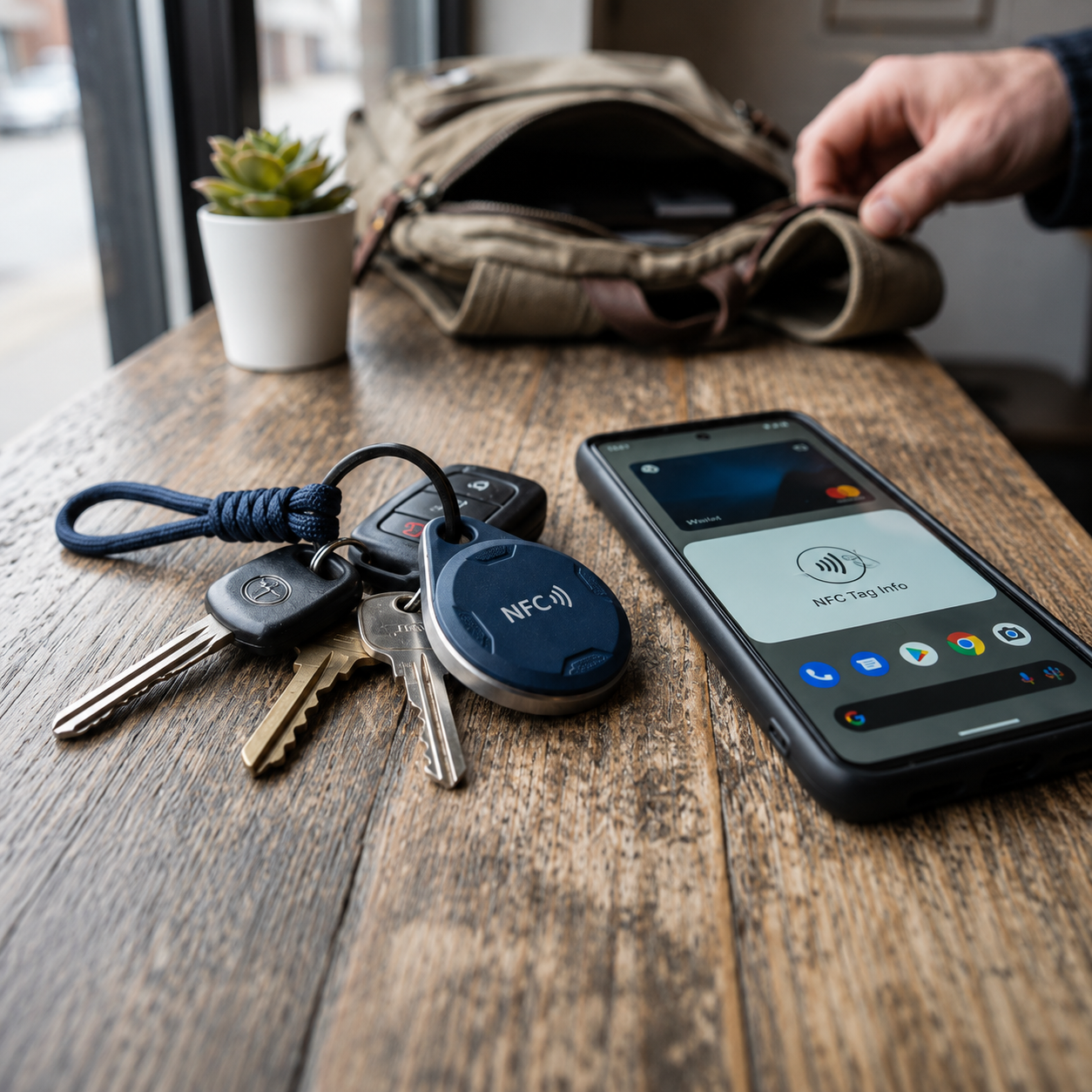 NFC keyring