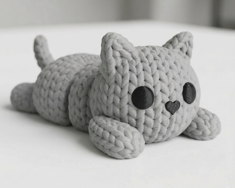 Flexi Knitted Kitty