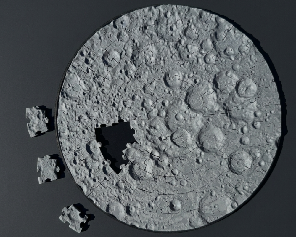 Moon Surface Jigsaw Puzzle