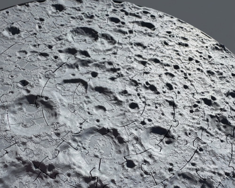 Moon Surface Jigsaw Puzzle