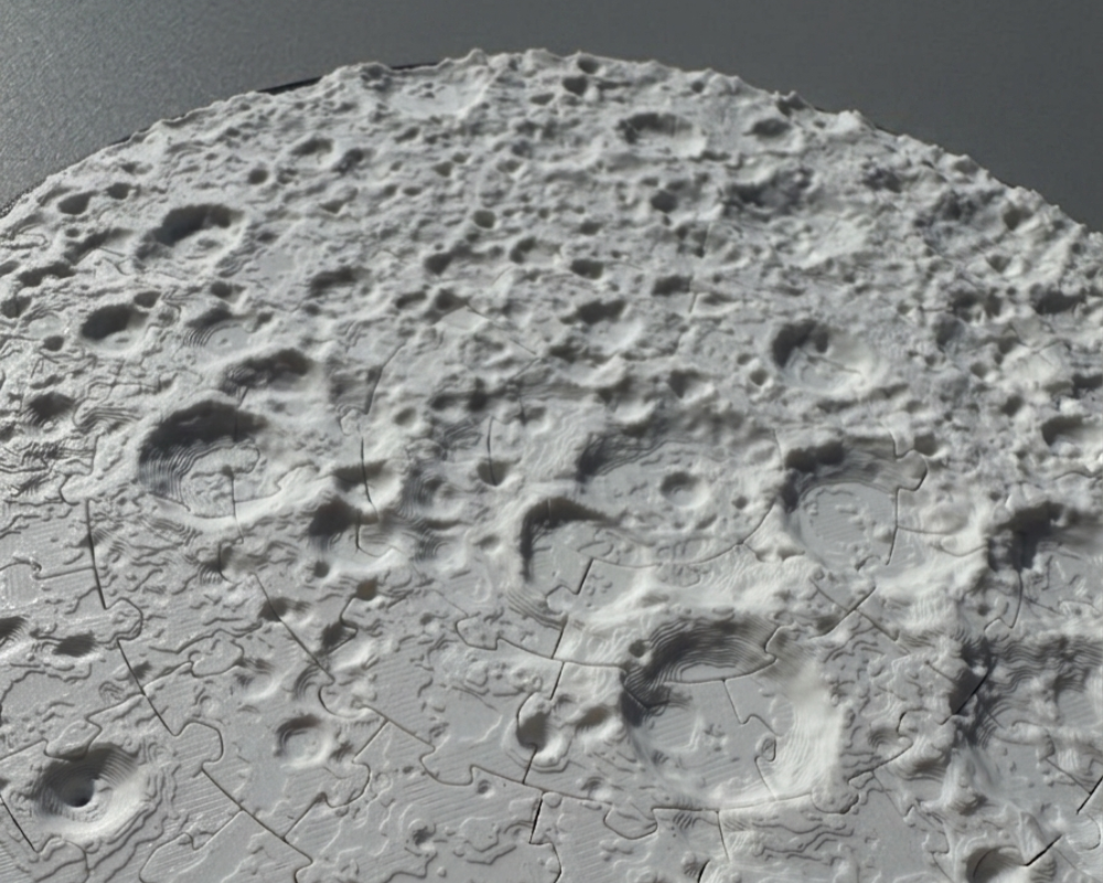 Moon Surface Jigsaw Puzzle