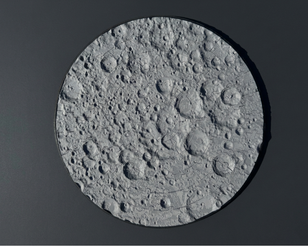 Moon Surface Jigsaw Puzzle