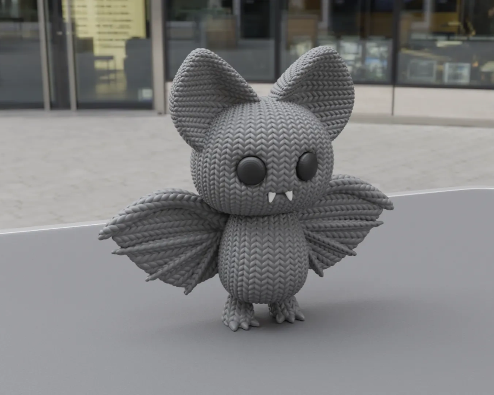 Knitted Bat