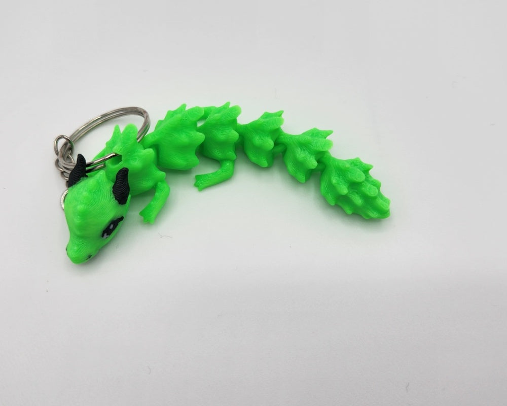 Flexi Cute Dragon Keychain