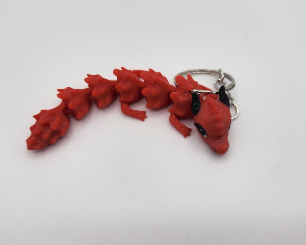 Flexi Cute Dragon Keychain