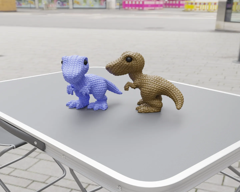 Knitted Tyrannosaurus Rex