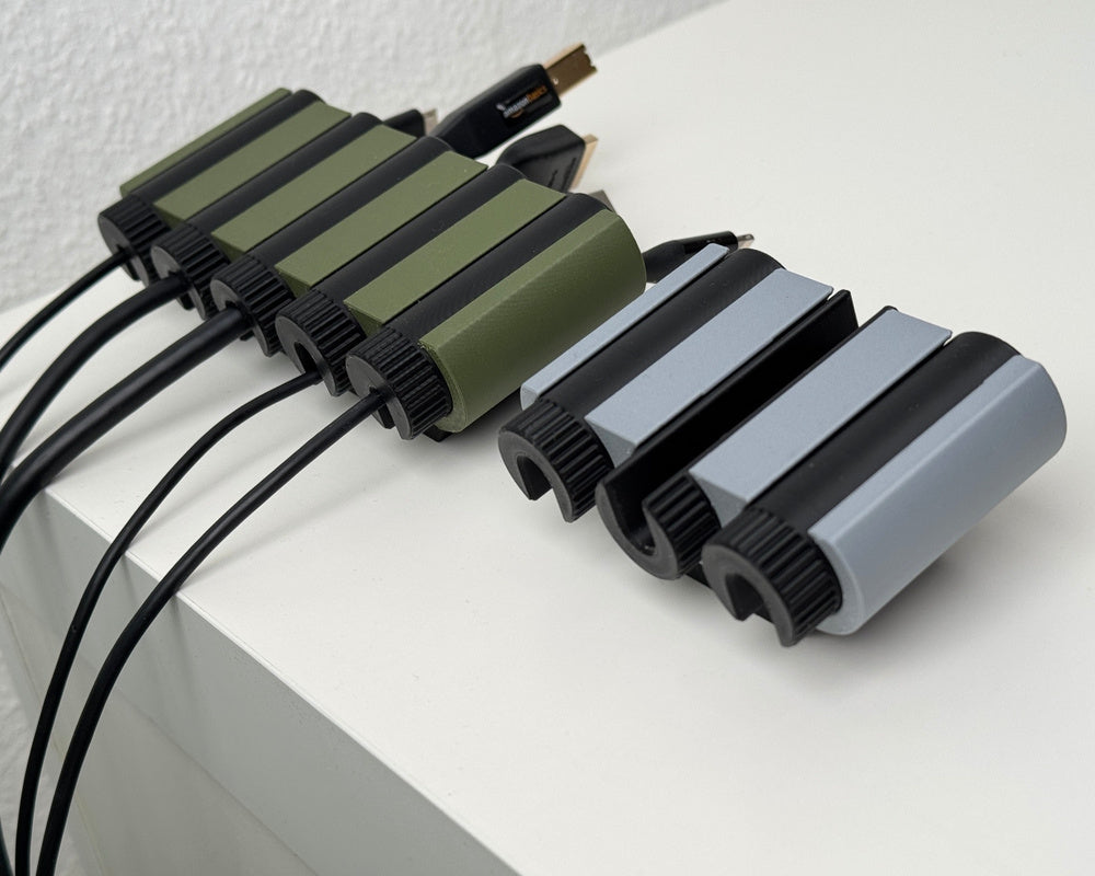 Desk cable management holder  cable organizer