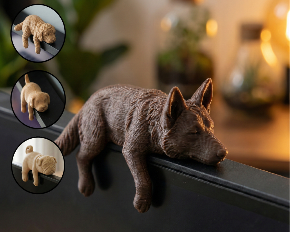 Sleepy German Shepherd Monitor