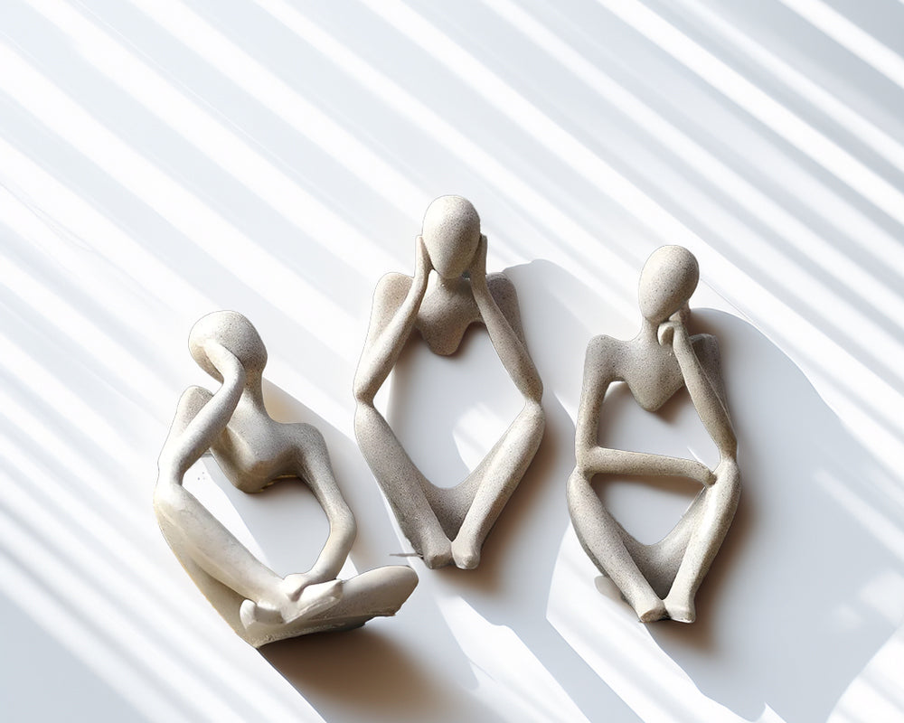 Abstract Nordic thinking statues(sets)