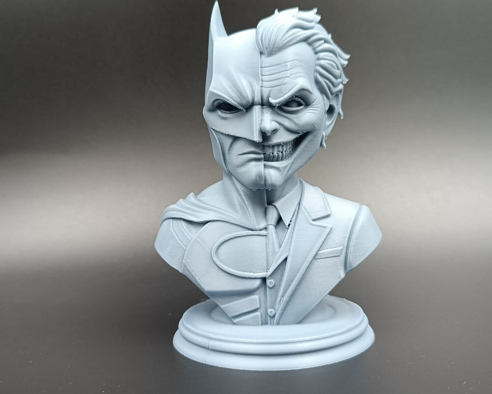 Dual-Face Hero vs Villain - Batman and Joker Bust