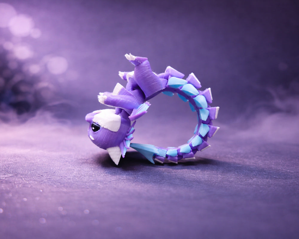 ute Flexi Baby Dragon Toy  Keychain
