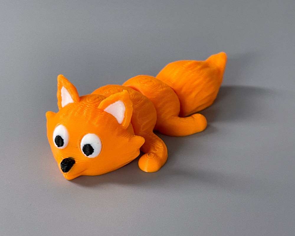 Cute Flexi Fox Keychain