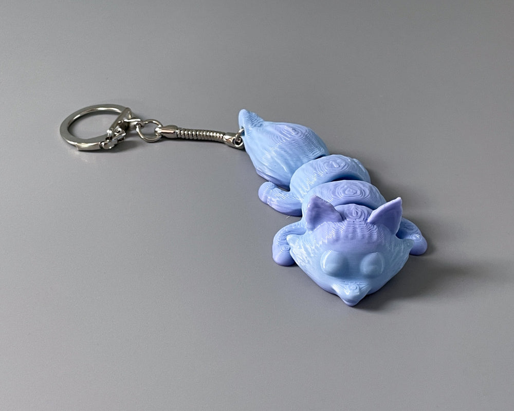 Cute Flexi Fox Keychain