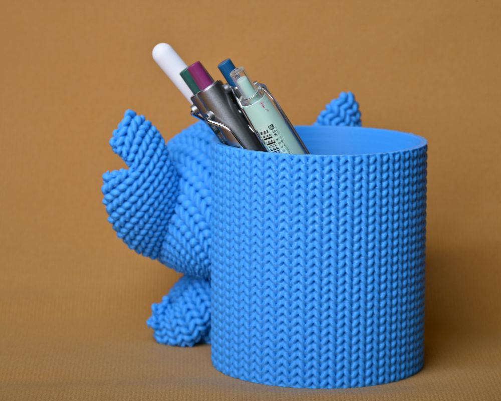 Knitted Lilo & Stitch Stitch Pen Holder