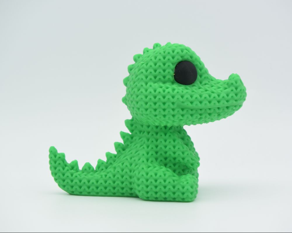 Knitted Crocodile