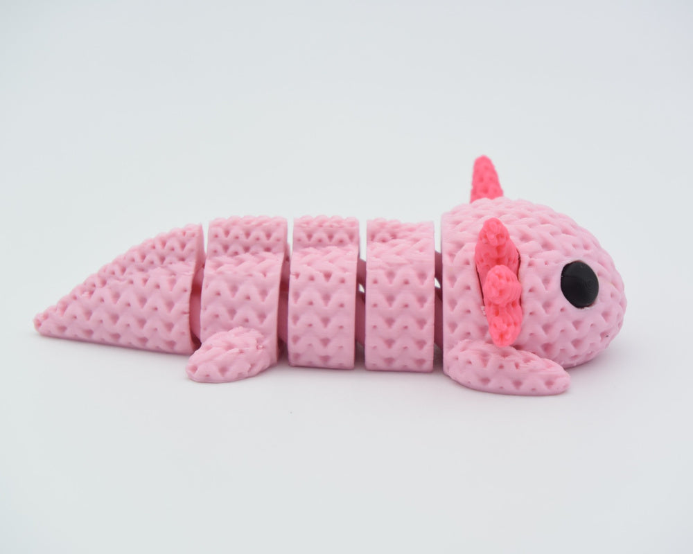 Knitted Articulated Axolotl