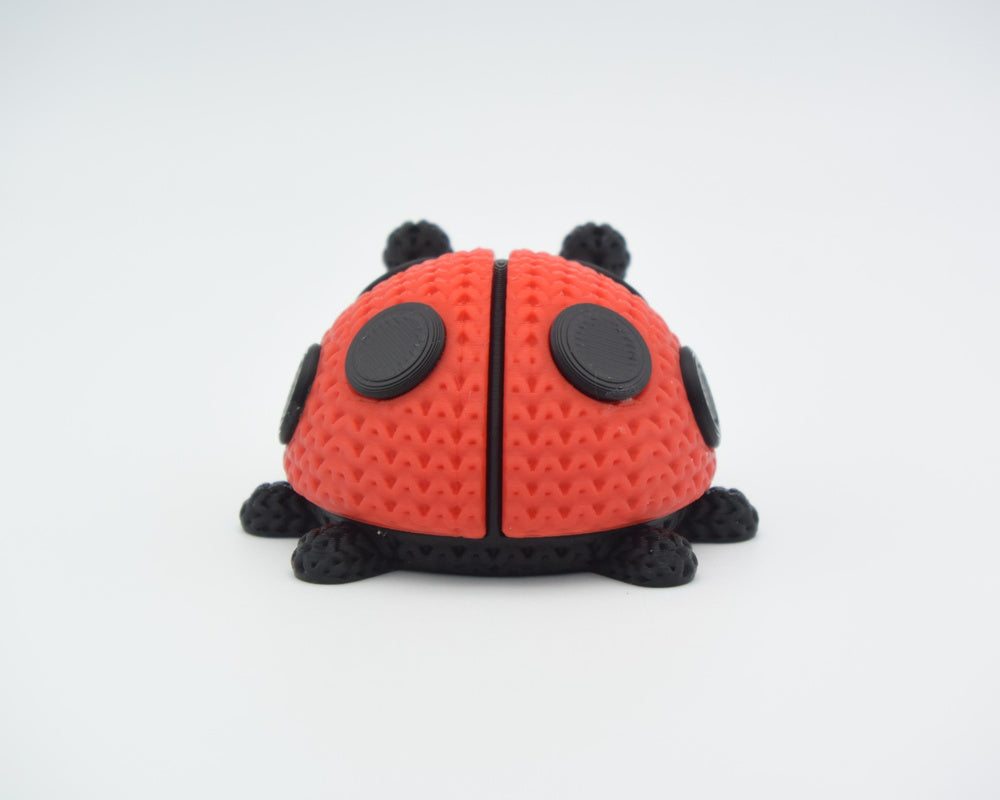 Knitted Ladybug