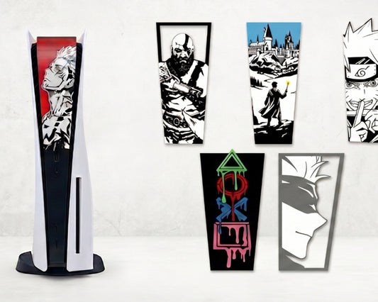PS5 custom frontal plates  anime-games-movie