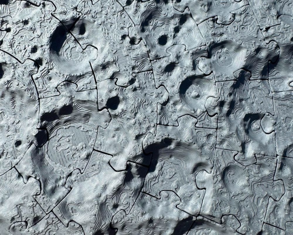 Moon Surface Jigsaw Puzzle