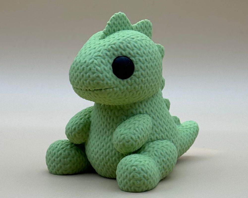 Knitted Baby Dino