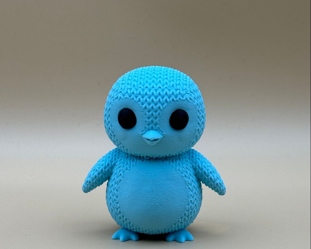 Cute Knitted Penguin