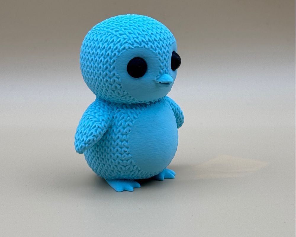 Cute Knitted Penguin