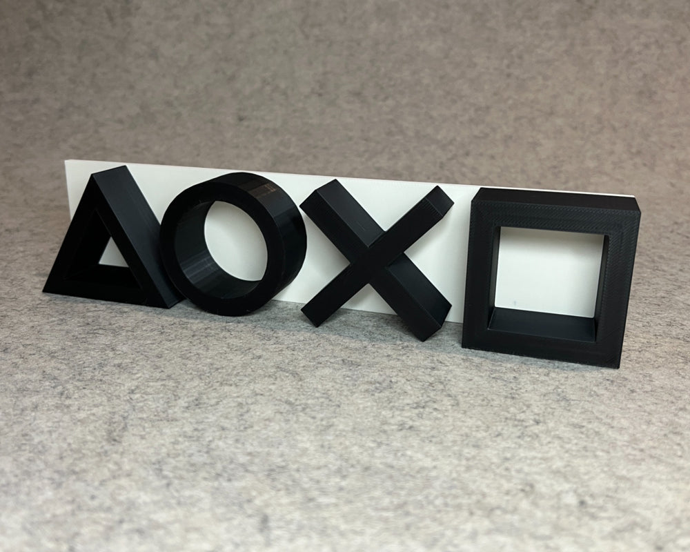 PlayStation PS5 symbols decoration