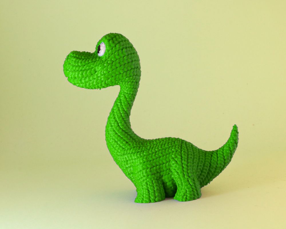 Knitted Cute Dinosaur