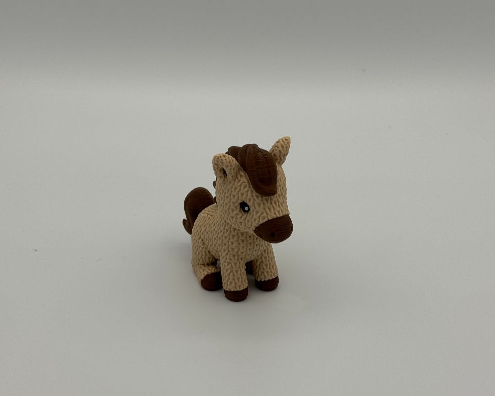 Cute Knitted Horse