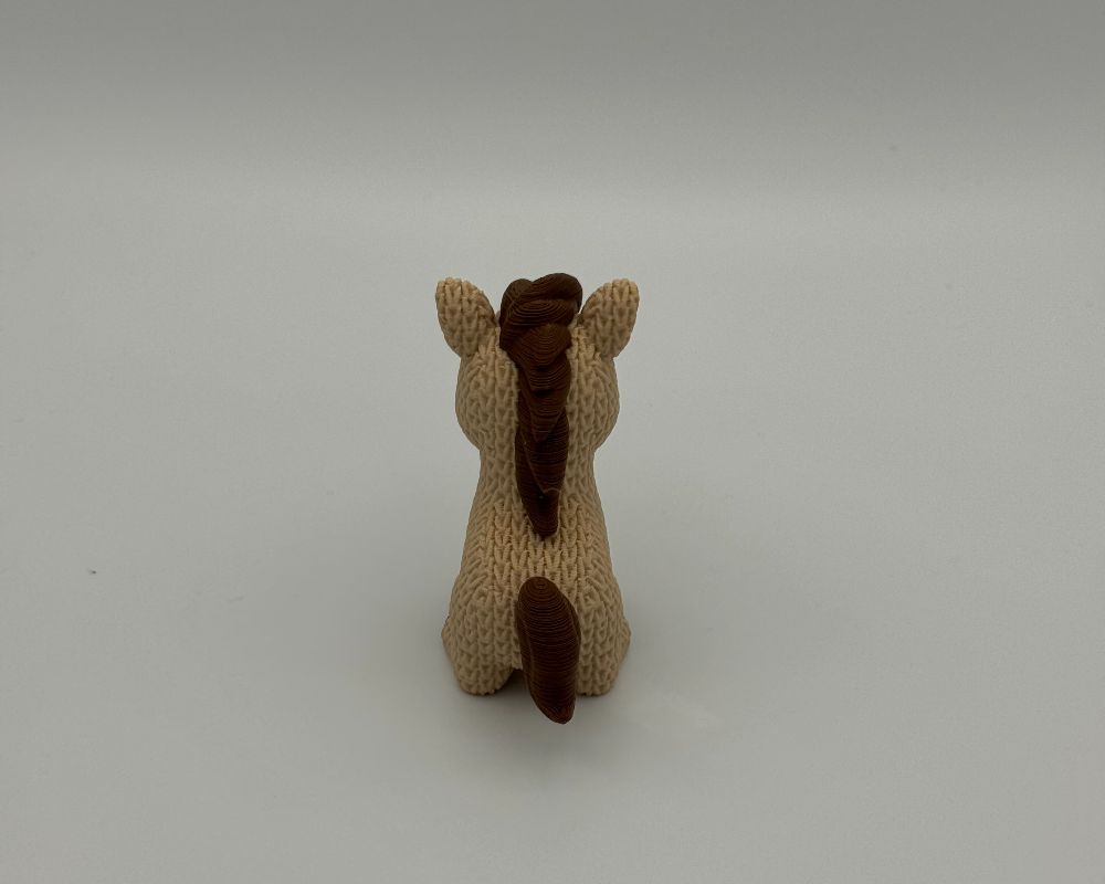 Cute Knitted Horse