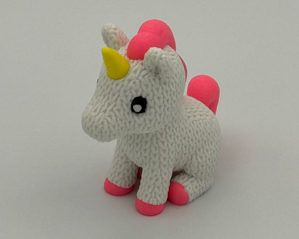 Cute Knitted Unicorn